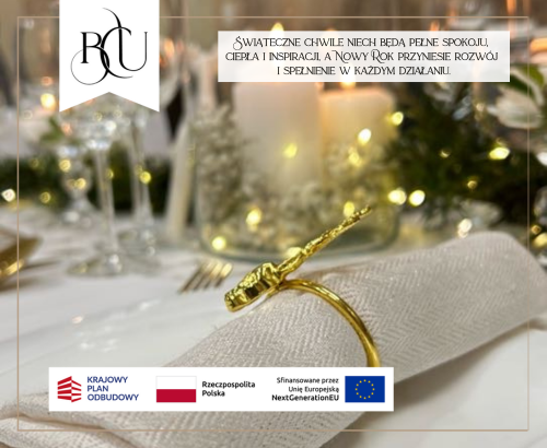 Świąteczne Życzenia od Branżowego Centrum Umiejętności w Dziedzinie Gastronomii i Kelnerstwa