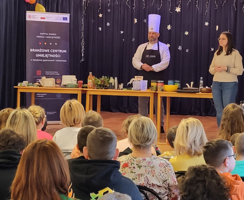 Prezentacja Innowacji w Gastronomii i Kelnerstwie w Specjalnym Ośrodku Szkolno-Wychowawczym nr 2 w Przemyślu